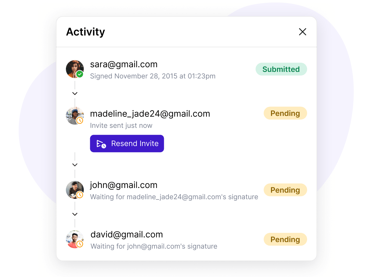 Audit trail