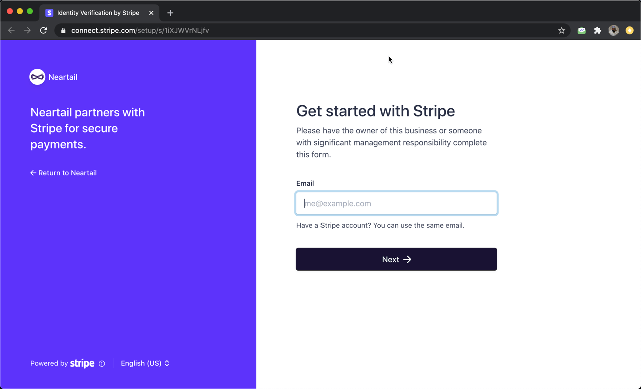 Easy to enable payments. Neartail integrates with Stripe, so that you can accept payments in a few clicks